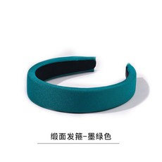 제이에스 인터내셔널 인싸템 솔리드 무지 굵은 머리핀 클래식 프렌치시크 세수 머리띠 후한 돈 넓은 라인 누르기 발 스폰지