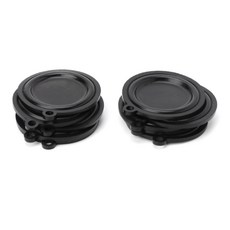 10 조각 전문 물 가스 연결 밸브 온수기 압력 다이어프램 액세서리 OD 45mm/50mm 블랙, 02 50mm