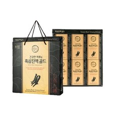 (설명절 특가) 청다원 홍삼 흑삼진액골드 70ml x 30포, 고려진홀삼골드