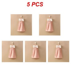 모던 신속 솜털 손 수건 흡수성 내구성 있는 가정용 도구 1 10개, Style A 5pcs