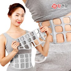탑건강 다이어트 복대, 그레이