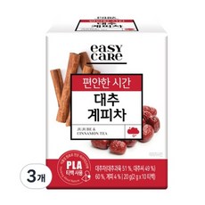 녹차원 이지케어 대추계피차, 30개, 10개입, 20g