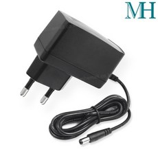 [명호전자] 아답터 100~240V / 12V 1A [내경2.1~2.5mm/외경5.5mm] 전원 코드 일체형 [박스포장/블랙]