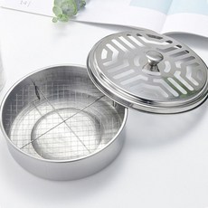야외활동 여름철 모기향디스펜서 모기향홀더 철제모기향거치대 스테인리스연소기 바닷가 41523EA, 1모기향거치대-원형