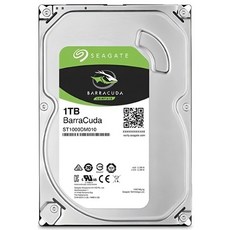 Seagate 新梭魚 BarraCuda 3.5吋桌上型硬碟, 256MB快取, SATA 6Gb/秒, 7200轉, 1TB-8TB, ST1000DM014