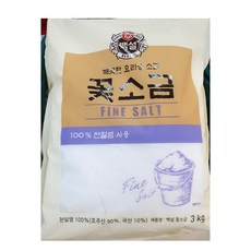 백설 꽃소금, 3kg, 1개