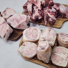 [100% 한우] 우족+사골+잡뼈 세트 / 각 2kg 합 6키로 초대용량 / 수험생 부모님 몸보신 강력 추천 / 영업일 오후 3시 이전 주문 시 출고 익일 도착!, 1개, 6kg