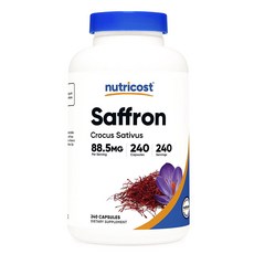 뉴트리코스트 샤프란 88.5mg 캡슐, 240정, 1개 240개입, 1개, 240정