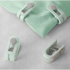 밀림방지 침대 시트 고정 클립 패드 매트 이불 커버 고정핀, 1개, 그린