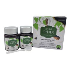 러시베리 차가버섯 추출분말-70 : 살아있는 자작나무 수액을 십수년 먹고저런 차가버섯 자실체를 저온 추출-농축-건조한(고형분 100%) 천연 건강식품 체력강화 체질개선