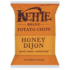 Kettle Brand 감자 칩 바다 소금 및 식초 백 6개입, 55g, 2개