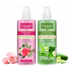 Vaadi Herbals Rose Water & AloeVera Mist 바디허벌즈 로즈워터 알로에베라 미스트 250ml 2팩