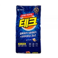 테크 3IN1 분말세제 일반드럼 겸용 리필 6KG 1개 (진드기 사체 제거), 분말세제 리필 6kg (진드기 사체 제거)