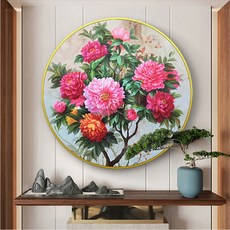 모란꽃보석십자수