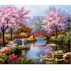 금전수 보석십자수 완성품 집들이선물 액자40x50