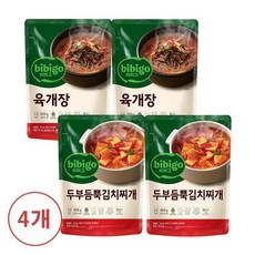 CJ제일제당 비비고 육개장 500gx2+김치찌개 460gx2
