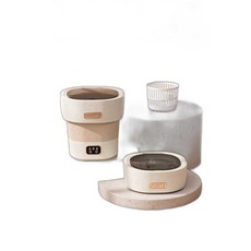 간이세탁기 접이식 손빨래 속옷 원룸 세척기 기숙사 초소형 자취방 소형 걸레 빨래 아기, 상세페이지 참고, 사쿠라 파우더 9L