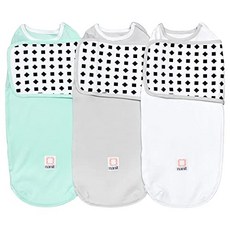 나노 브리트 테이블 밀 3PK - 크기 0-3 개월 - 기타 (Small Swaddle 3pk), Small, Swaddle 3pk