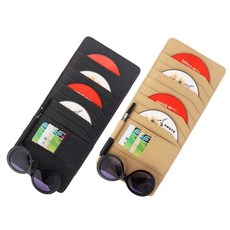 밍고쓰 밤운전 눈부심방지 자동차 햇빛가리개 주야간 썬바이저 1개 화이트(버튼다운+CD문양) 상품 이미지