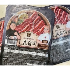 천하일미 홍석천 이원일 블랙앵거스 LA갈비 2팩+1팩(증정), 6팩, 400g