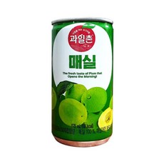 과일촌 매실드링크 175ml x30캔, 30개