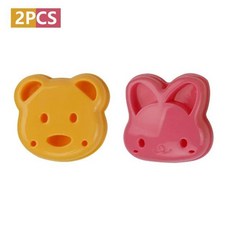샌드위치 몰드 곰 고양이 토끼 자동차 모양 빵 케이크 비스킷 엠, 3.그림처럼(2), 1개