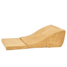위 메모리폼 편한 쿠션 등받이 베개 기능성 방지 역류 허리, 네이비 트윌 삼단 경사 매트, 1개