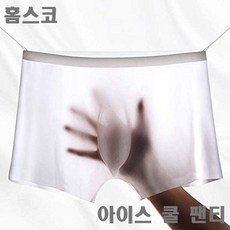 홈스코 남성용 아이스 쿨 심리스 드로즈 무봉제 팬티