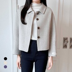 카라 KARRA 히든플랩울핸드메이드숏자켓 A4F0653