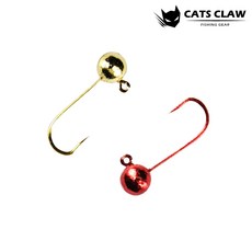 캣츠크로우 무미늘 지그헤드 송어 산천어 볼락 루어바늘 305 마이크로지그, RED (12pcs), 1/84oz, 1개
