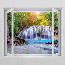 창문형풍경스티커