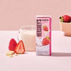 허쉬 초콜릿 드링크 딸기 190ml 24개 1296009