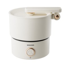 여행용 110V 냄비 멀티 않는 220V 붙지 2L 프라이팬 핫팟 접이식 요리 쿠커 전기, white, 미국, 1개