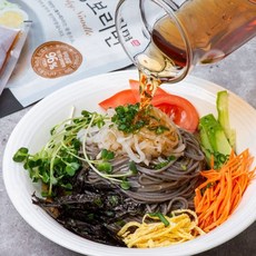 고창 검정보리국수 8인세트(면8인분+비빔장4인분+냉메밀장국4인분), 단일상품_수량_상세페이지참조