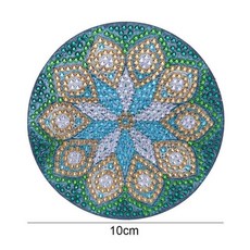 미니십자수컵받침