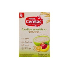 Nestle Cerelac Rice 네슬레 세렐락 유기농 이유식 6개월이상, 1개, 200g, 6m.+Mix Fruit - 세레락