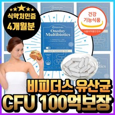 (옵션선택) 비피더스 B3 유산균 다이어트 / 100억 유산균 비피도박테리움 브레베 모유 유래 유산균 락토바실러스 가세리 17 종 bmr17 유산균알약 프락토 올리고당 혁2라이프, 2개, 60정