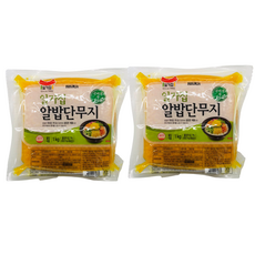 일가집 알밥 단무지 1kg x2봉 밑반찬, 2개