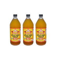 Bragg Apple Cider Vinegar 32 oz (3 Pack) Bragg 사과식초 32온스(3팩), 3개