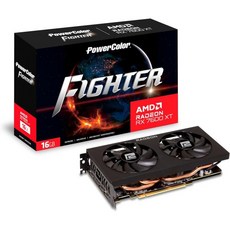 파워컬러 헬하운드 AMD 라데온 RX 7800 XT 16GB GDDR6 그래픽카드, 7600XT Fighter - amd7800