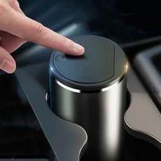 차량 컵홀더용 쓰레기통, 그레이 쓰레기봉지90장
