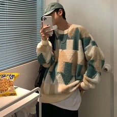 남자라운드넥가디건