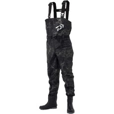 다이와 피싱 웨이더 타이트 핏 낚시복 낚시의류 크랙 블랙 FW-4300R-T, L