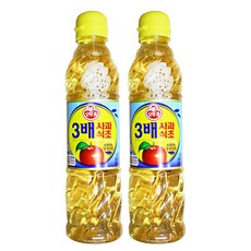 오뚜기 3배 사과식초, 500ml, 2개