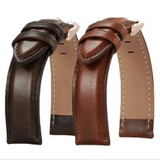 정품 가죽 시계 스트랩 브라운 로즈 골드 걸쇠 손목 시계 18mm 20mm 22mm DW Daniel Wellington 시계 밴드