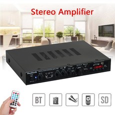 2000 w 5ch 220 v 블루투스 스테레오 av 전원 서라운드 앰프 라디오 fm sd usb 원격 제어 가라오케 시네마 홈|앰프|, 1개, 단일, 단일