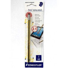 STAEDTLER WOPEX NORIS 스타일러스 펜슬-스타일러스 기능이있는 2 in 1 펜슬, 단일상품