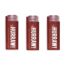 Hurraw Black Cherry Tinted Lip Balm 허로우 블랙 체리 틴트 립밤 17oz(4.8g) 3팩, 4.8g, 3개