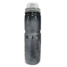 엘리트 아이스 플라이 보냉 자전거 물통 물병 650ml (스모크), 1개