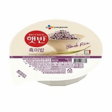 햇반 흑미밥, 190g, 12개